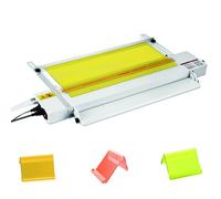 Cintreuse en plastique PVC acrylique - Machine à cintrer électrique en plastique avec longueur et angle réglables, contrôle de la température de 0 à 85 ℃ pour la fabrication de panneaux et le