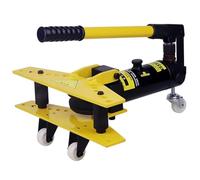 Cintreuse hydraulique manuelle avec 6 matrices, course de travail jusqu'à 90°, course de travail de 150 mm, pour tubes métalliques de 13 à 34 mm de diamètre, construction de tuyauterie