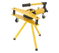 Cintreuse hydraulique manuelle robuste avec support, cintreuse de tubes à 90° pour métal, frein, barres d'armature, idéale pour atelier professionnel
