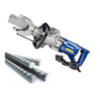 Cintreuse hydraulique pour barres d'armature 900 W, cintreuse électrique pour barres d'armature jusqu'à 16 mm (5/8 pouce n° 4), angle de cintrage de 0 à 130 degrés, cintreuse avec boulons de positio