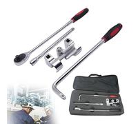 Cintreuse manuelle à cliquet pour câbles en cuivre et aluminium de 35 à 240 mm², réglable de 0 à 90 °, cintreuse robuste avec sac de transport, convient pour câbles 10 KV
