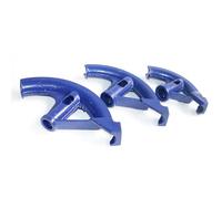 Cintreuse manuelle de tuyaux en acier 45# - Coude épais - Courbure rapide pour travaux électriques de conduits de 1,9 cm