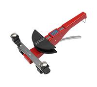 Cintreuse manuelle de tuyaux manuelle 6-22 mm 7 matrices à cliquet 90° - Kit de cintrage de tubes avec coupe-tubes et ébavureur dans un coffret pour tuyaux en cuivre, aluminium et plastique