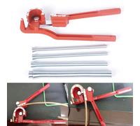Cintreuse manuelle en cuivre avec cinq inserts à ressort pour tubes en aluminium de 6,3 mm, 5,6 mm, 5,2 cm, 6 mm, 10 mm, tubes en aluminium jusqu'à 180 degrés