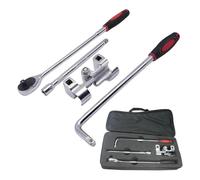 Cintreuse manuelle portable pour câbles de 35 à 240 mm², réglable de 0 à 90 ° avec cliquet et poignées de type L, convient pour électricien, pose de câbles et construction navale