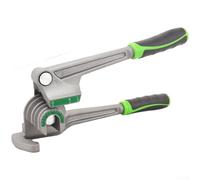 Cintreuse manuelle professionnelle pour tubes de 6, 8, 10 mm, outil de pliage à 180 degrés pour systèmes CVC et réfrigération, fabriqué en alliage d'aluminium massif avec crochet réglable et prise en