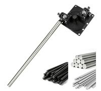 Cintreuse pour barres de fer - Angle de flexion de 0 à 180 ° - Plieur d'armature de 1 à 14 mm - Barre en acier robuste et cintreuse en métal avec poignée d'économie d'énergie de 550 mm - Pour chantier