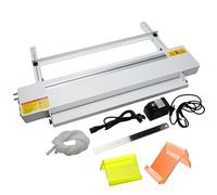 Cintreuse pour plastique acrylique et PVC 30/60/125cm, machine de pliage à chaud pour feuilles acryliques avec angle et largeur réglables de 0-90°, 0-100℃, pour PC ABS PP de 1-6mm(30cm)