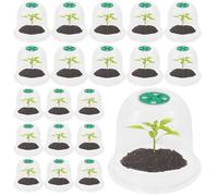 CINY 20 PCS Garden Plant Cloches, 19CM x 16CM, Couverture protectrice pour Les semis pour protéger Les Plantes des Oiseaux, Convient pour Les légumes, Les semis, Les Fleurs et Les semences de Fruits