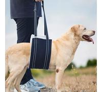 CINY Harnais de levage pour chien de taille moyenne, harnais ajustable, rééducation de la poitrine et du dos, corde de traction auxiliaire, pour les pattes arrière faibles