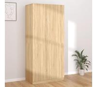 Cinyiqo Garde-Robe Chêne Sonoma 90x52x200 cm Aggloméré,Armoire Chambre,Armoire De Rangement,Dressing Chambre