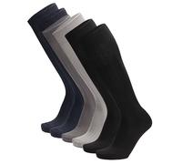 Ciocca 6 Paires Chaussettes Homme Longues Côtelées 100% Coton Fil d'Écosse Élégantes Business Formelles Respirantes Confort [CUM501L_024_115_6]