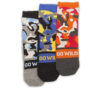 Ciocca Chaussettes antidérapantes enfant fantaisie chaude coton - 3/6 paires - Mode chaussettes enfant, Assortiment de couleurs - 3 paires, 29-34