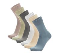 Ciocca Chaussettes courtes homme, coton 100% FIL D'ÉCOSSE premium - Lot de 6 Paires - trois tailles - Résistantes [310/1_095_115_A]