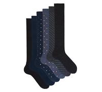Ciocca Chaussettes Homme Longues Fantaisie Coton Chaud Douces et Confortables - Pack 3/6 Paires Automne Hiver [BOXCW6_POIS_11_1]