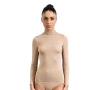 Ciocca Pura Maillot Femme Manches Longues Cachemire Dentelle sous-vêtement élégant Thermique Chaud [P0714C_NOC_S_1]