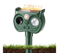 Ciomexiy Repulsif Chat Exterieur Ultrason Solaire 2026 | Répulsif Chiens avec 2 Modes et Lumière, IP45 Effaroucheur Ultra Son Animaux Jardin pour Chats Chien Fouine Renards Chevreuil