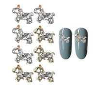 Ciondoli Per Unghie | Forniture Per Manicure A Forma Di Cavallo Da 10 Pezzi | Gemme Per Decorazioni Per Scrapbooking | Abbellimenti Per Matrimoni, Feste, Eventi Speciali, Artisti, Spose,