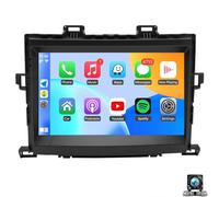 Ciosipul Autoradio 9 Pouces pour to-yota Alphard Vellfire ANH20 2008-2014 CarPlay sans Fil Android Auto caméra Microphone WiFi Lien Miroir Bluetooth FM/RDS SWC Navigation GPS(Color:8 Core 8+128G)