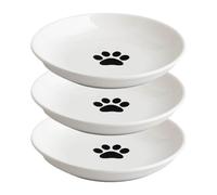 Ciotola per Alimenti per Gatti per Animali Domestici - Piatti D'acqua per Cani Céramique 3X - Ciotole per Alimentazione per Animali