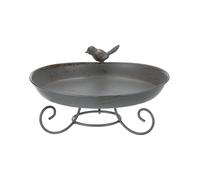 Ciotola per l'acqua, in metallo, 800ml/diametro 22cm per uccelli Trixie