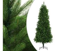 CIOURSTO 90 Cm Arbre de Noël Artificiel Vert Réaliste avec Panier, Réutilisable, Robuste, Robuste, Base en Acier, Assemblage Facile, Branches PE Réalistes, Intérieure, Utilisation (240 cm)