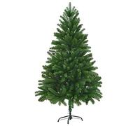 CIOURSTO 90 Cm Arbre de Noël Artificiel Vert Réaliste avec Panier, Réutilisable, Robuste, Robuste, Base en Acier, Assemblage Facile, Branches PE Réalistes, Intérieure, Utilisation (210 cm)