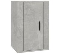 CIOURSTO Armoire Murale TV, Matériau en Bois, Buffet TV Suspendu avec Portes D'armoire et Cloison pour Lecteur Multimédia ou Magazine, Meubles de Salon (40 x 34,5 x 60 cm)