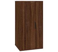 CIOURSTO Armoire Murale TV, Matériau en Bois, Buffet TV Suspendu avec Portes D'armoire et Cloison pour Lecteur Multimédia ou Magazine, Meubles de Salon (40 x 34,5 x 80 cm)