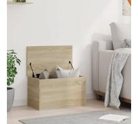 CIOURSTO Boîte de Couverture de Litière Coffre de Rangement - Bois D'ingénierie Poitrine/Table/Table avec Mécanisme de Lifting à Gaz pour Salon, Chambre à Coucher (60 x 35 x 35 cm)