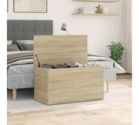CIOURSTO Boîte de Couverture de Litière Coffre de Rangement - Bois D'ingénierie Poitrine/Table/Table avec Mécanisme de Lifting à Gaz pour Salon, Chambre à Coucher (84 x 42 x 46 cm)