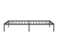 CIOURSTO Cadre de Lit à Plateforme en Métal, Base de Support à Lattes en Acier Robuste, Aucun Sommier Tapissier Nécessaire, Meubles de Chambre Peu Encombrants (100 x 190 cm)