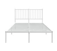 CIOURSTO Cadre de Lit à Plateforme en Métal, Base de Support à Lattes en Acier Robuste, Aucun Sommier Tapissier Nécessaire, Meubles de Chambre Peu Encombrants (120 x 200 cm)