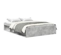 CIOURSTO Cadre de Lit de Rangement en Pin Massif, Cadre de Lit en Bois avec 6 Compartiments de Chaque côté, Support de Bande en contreplaqué, Robuste et Durable (135 x 190 cm)