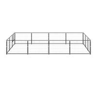 CIOURSTO Chenil pour Chien, Fournitures pour Animaux de Compagnie, Enclos pour Chiot et Chien, Cage Verrouillable pour Patio Extérieur, Jardin et Pelouse D'arrière-Cour (400 x 300 x 70 cm)