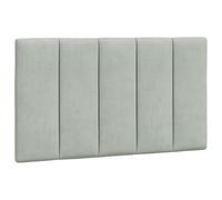 CIOURSTO Coussin de Tête de Lit Minimaliste Moderne, Dossier de Lit à Rayures Verticales avec Sangles de Fixation, Coussin d'oreiller Doux pour Chambre à Coucher (90 cm)