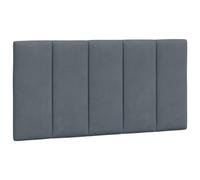 CIOURSTO Coussin de Tête de Lit Minimaliste Moderne, Dossier de Lit à Rayures Verticales avec Sangles de Fixation, Coussin d'oreiller Doux pour Chambre à Coucher (100 cm)