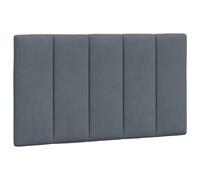 CIOURSTO Coussin de Tête de Lit Minimaliste Moderne, Dossier de Lit à Rayures Verticales avec Sangles de Fixation, Coussin d'oreiller Doux pour Chambre à Coucher (90 cm)