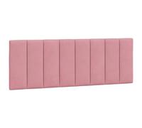 CIOURSTO Coussin de Tête de Lit Minimaliste Moderne, Dossier de Lit à Rayures Verticales avec Sangles de Fixation, Coussin d'oreiller Doux pour Chambre à Coucher (120 cm)