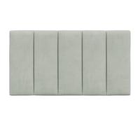 CIOURSTO Coussin de Tête de Lit Minimaliste Moderne, Dossier de Lit à Rayures Verticales avec Sangles de Fixation, Coussin d'oreiller Doux pour Chambre à Coucher (80 cm)