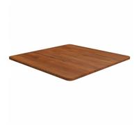 CIOURSTO Dessus de Table, Bois de Chêne Massif Naturel, Dessus de Bureau carré de Style Simple pour étagères ou Panneaux de Meubles, pour la Décoration de Restaurant, Café ou (60 x 60 x 1,5 cm)