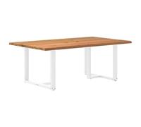 CIOURSTO Dining Table - Solid Oak Table for Kitchen, Dining Room and Bistro (200 x 120 x 74 cm)
