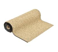 CIOURSTO Rouleau de Tapis de Gravier Naturel Moderne, Tapis Décoratif D'allée en Gravier avec Support Antidérapant, Revêtement de Sol Extérieur élégant pour Décoration de Patio, (200 x 100 cm)