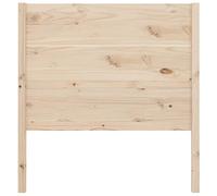 CIOURSTO Tête de Lit en Bois de Pin Massif pour Lit, Finition Naturelle Non Traitée, Complément de Cadre de Universel pour Chambre Adulte (96 x 100 cm)