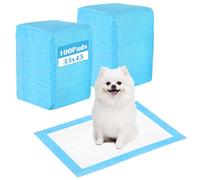 CIOXSOIO Alaise pour Chien 100 Pièces,33 x45cm Aleses Jetables Chien, 5 Couches Tapis Educateur Chiot, Tapis Hygiénique Absorbant, Anti-Fuite et Séchage Rapide, Pipi Pee Pad Apprentissage la Propreté