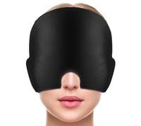 CIOXSOIO Masque Migraine, Bonnet Anti Migraine en Gel, Réutilisable Masque Migraine Froid, Compresse Chaud Froid, Bonnet Migraine Miracle Pour Soulager les Migraines, leStress, la Sinusite