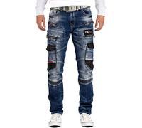 Cipo & Baxx Jean Homme CD586-bans Bleu W33/L32