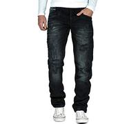 Cipo & Baxx Jean pour Homme CD104-bans Noir W38/L32