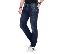 Cipo & Baxx Jeans pour Homme Coupe Slim - Bleu - W32C-0768-STANDARD-32/32-P