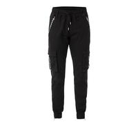 CIPO & BAXX Pantalon cargo noir, Taille 34